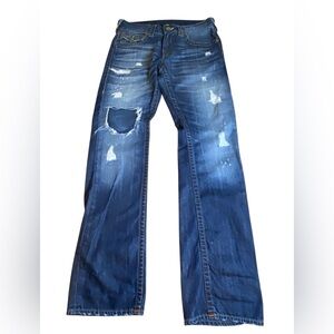 True Religion Straight Flap Destructed Jeans RN#112790 CA#57414 Women’s 30